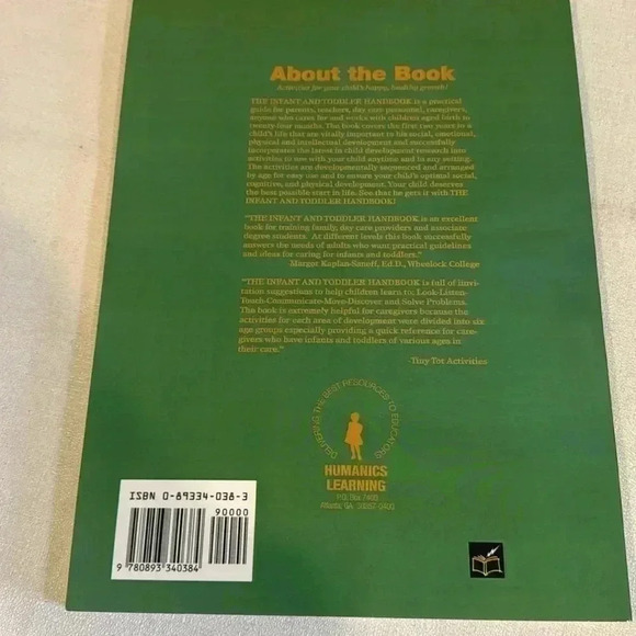 the Infant & toddler Handbook: Invitation for Optimum Early‎ Development NEW - Picture 3 of 8